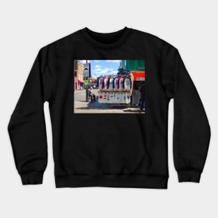 Living in a Moustache Controlled Zone Crewneck Sweatshirt